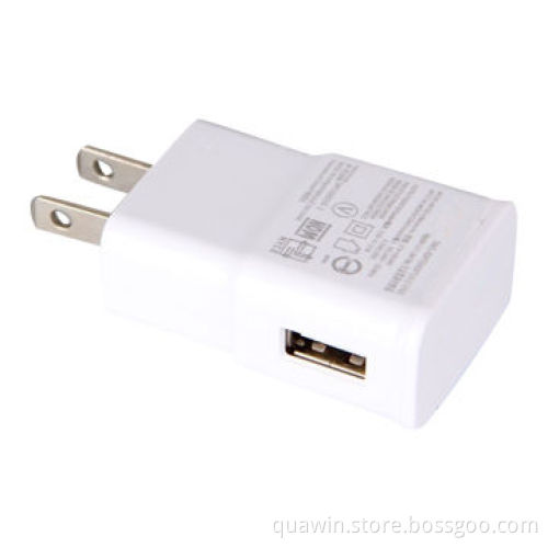 USB Travel Charger, AC/DC Adapter with 1A Output for iPhone, Samsung and Other Mobile Phone Device